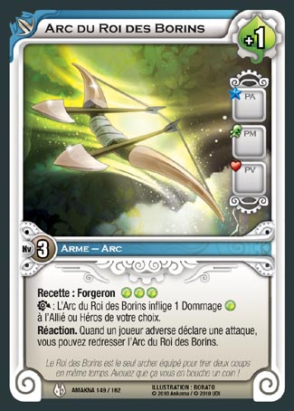 Carte Wakfu - Arc du Roi des Borins - Amakna 149/162