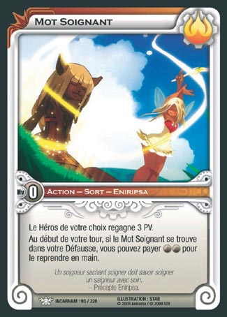 Carte Wakfu - Mot Soignant - Incarnam 193/320