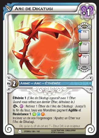 Carte Wakfu - Arc de Dikatugi - Otomaï 139/162