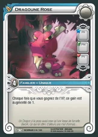 WAKFU TCG - Incarnam - 316 - Dragoune Rose Ankama
