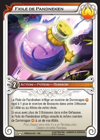 Carte Wakfu - Fiole de Pandneken - Pandala 093/162