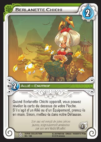 Carte Wakfu - Berlanette Chichi - Dofus Collection 069/100