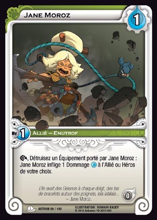 Carte Wakfu - Jane Moroz - Astrub 058/162