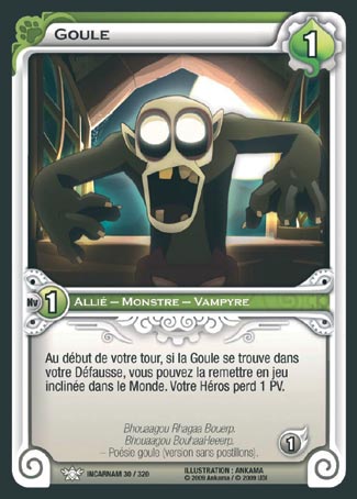 Carte Wakfu - Goule - Incarnam 030/320