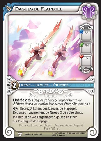 Carte Wakfu - Dagues de Flapegel - Pandala 140/162