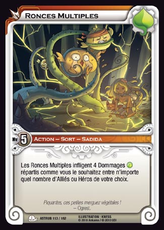 Carte Wakfu - Ronces Multiples - Astrub 113/162