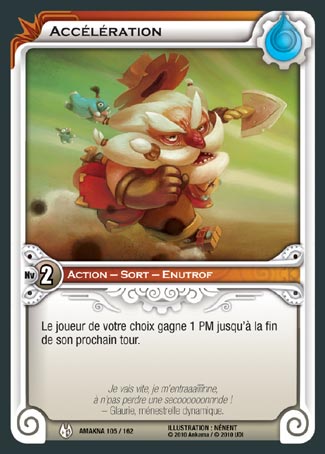 Carte Wakfu - Accélération - Amakna 105/162