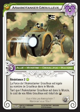 Carte Wakfu - Araknotanker Grouilleux - Bonta & Brâkmar 093/320