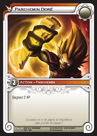 Carte Wakfu - Parchemin Doré - Bonta & Brâkmar 195/320