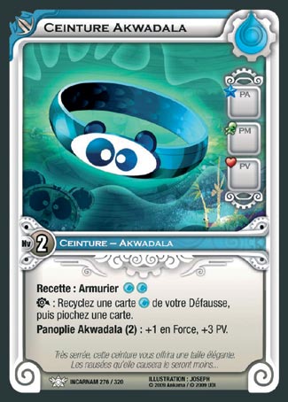 Carte Wakfu - Ceinture Akwadala - Incarnam 276/320