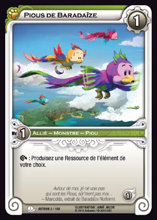 Carte Wakfu - Pious de Baradaïze - Astrub 003/162