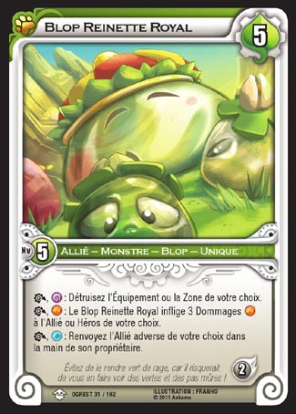 Carte Wakfu - Blop Reinette Royal - Chaos d'Ogrest 031/162