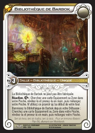Carte Wakfu - Bibliothèque de Barbok - Bonta & Brâkmar 260/320
