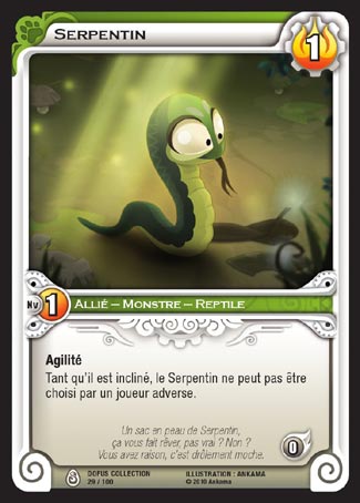 Carte Wakfu - Serpentin - Dofus Collection 029/100