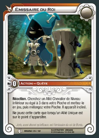 Carte Wakfu - Émissaire du Roi - Amakna 124/162