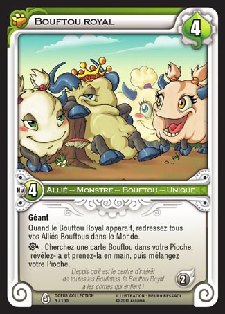 Carte Wakfu - Bouftou Royal - Dofus Collection 005/100