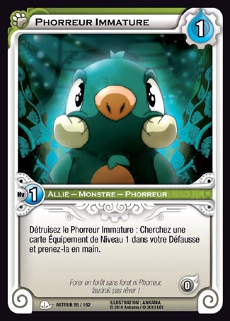 Carte Wakfu - Phorreur Immature - Astrub 059/162