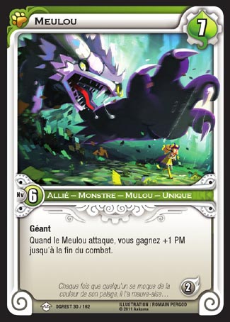 Carte Wakfu - Meulou - Chaos d'Ogrest 030/162