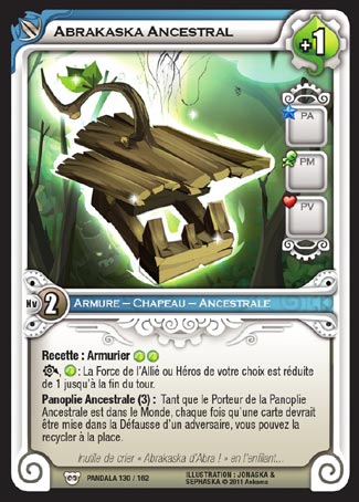 Carte Wakfu - Abrakaska Ancestral - Pandala 130/162