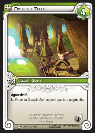 Carte Wakfu - Disciple Zoth - Chaos d'Ogrest 022/162