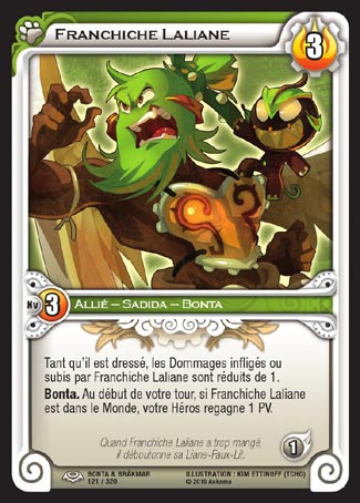 Carte Wakfu - Franchiche Laliane - Bonta & Brâkmar 121/320