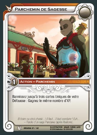 Carte Wakfu - Parchemin de Sagesse - Amakna 087/162