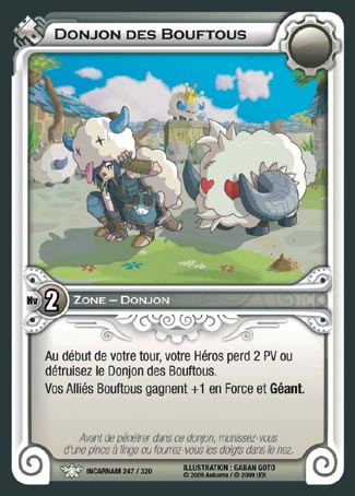 Carte Wakfu - Donjon des Bouftous - Incarnam 247/320