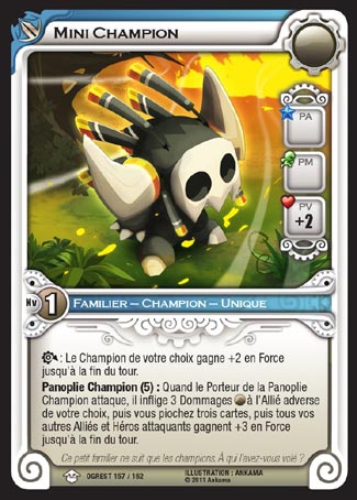 Carte Wakfu - Mini Champion - Chaos d'Ogrest 157/162