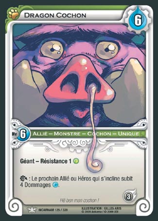 Carte Wakfu - Dragon Cochon - Incarnam 125/320