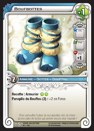 Carte Wakfu - Boufbottes - Dofus Collection 081/100