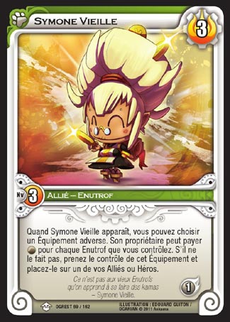 Carte Wakfu - Symone Vieille - Chaos d'Ogrest 069/162