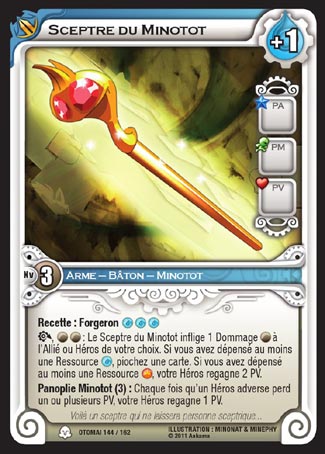 Carte Wakfu - Sceptre du Minotot - Otomaï 144/162