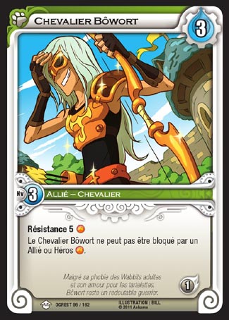 Carte Wakfu - Chevalier Bôwort - Chaos d'Ogrest 096/162