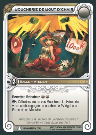 Carte Wakfu - Boucherie de Bout d'Chair - Incarnam 256/320