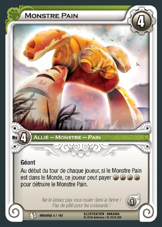 Carte Wakfu - Monstre Pain - Amakna 004/162