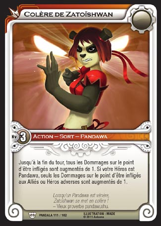 Carte Wakfu - Colère de Zatoïshwan - Pandala 111/162