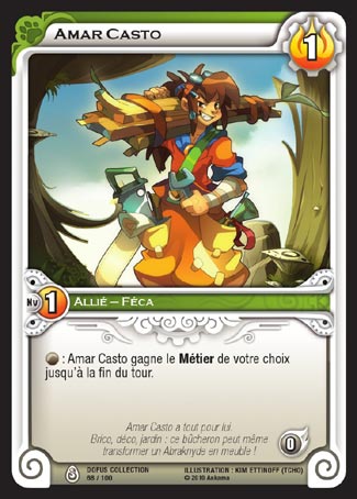 Carte Wakfu - Amar Casto - Dofus Collection 068/100