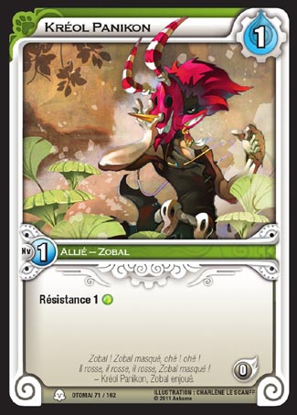 Carte Wakfu - Kréol Panikon - Otomaï 071/162