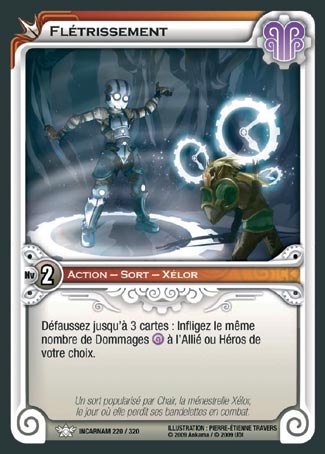 Carte Wakfu - Flétrissement - Incarnam 220/320