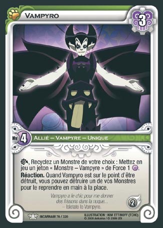 Carte Wakfu - Vampyro - Incarnam 076/320