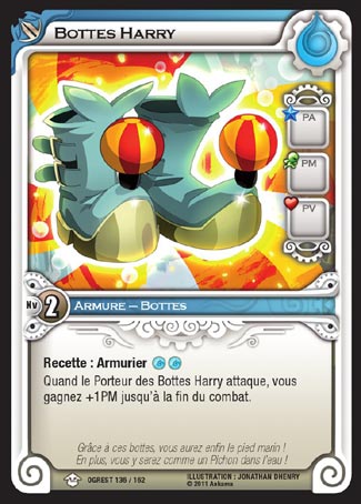 Carte Wakfu - Bottes Harry - Chaos d'Ogrest 136/162