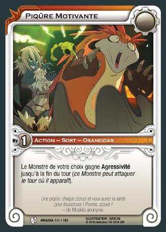 Carte Wakfu - Piqûre Motivante - Amakna 111/162