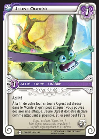 Carte Wakfu - Jeune Ogrest - Chaos d'Ogrest 161/162