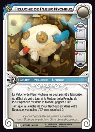 Carte Wakfu - Peluche de Pleur Nycheuz - Astrub 156/162