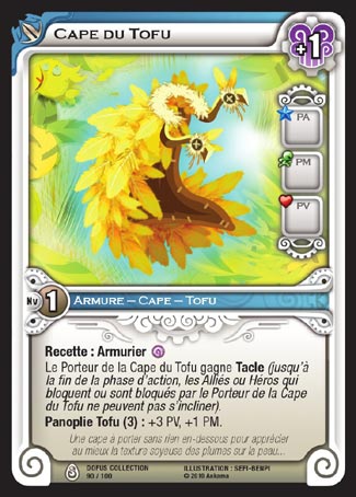 Carte Wakfu - Cape du Tofu - Dofus Collection 090/100