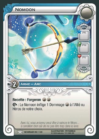 Carte Wakfu - Nomoon - Incarnam 282/320