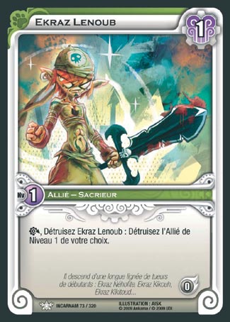 Carte Wakfu - Ekraz Lenoub - Incarnam 073/320