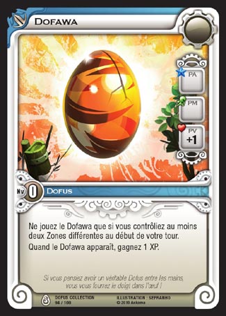 Carte Wakfu - Dofawa - Dofus Collection 094/100