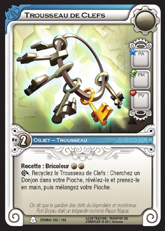 Carte Wakfu - Trousseau de Clefs - Otomaï 152/162