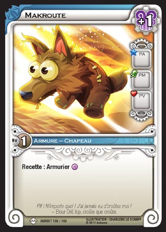 Carte Wakfu - Makroute - Chaos d'Ogrest 132/162